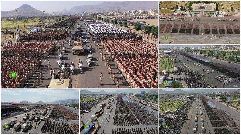العرض العسكري المعركة القادمة خارج حدود اليمن العرض العسكري المعركة القادمة خارج حدود اليمن