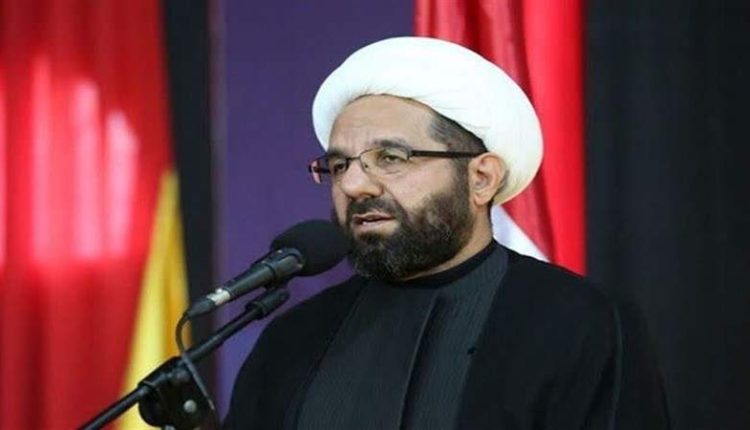 نائب رئيس المجلس التنفيذي في حزب الله اللبناني الشيخ علي دعموش