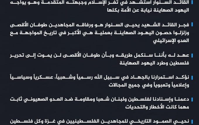بيان المسيرات