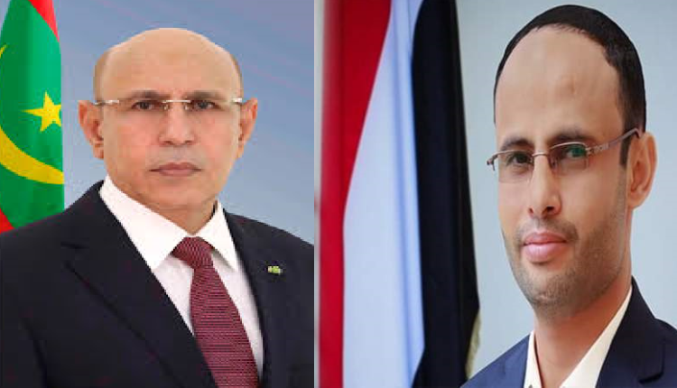 الرئيس اليمني يهنى نظيرة الموريتاني
