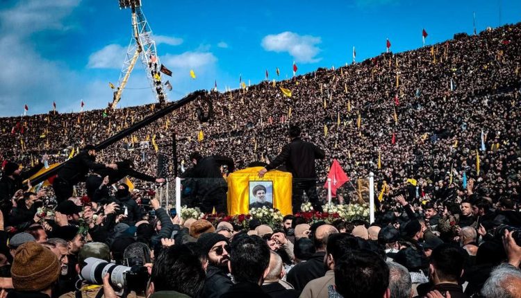 تشييع سيول جارفة السيد نصر الله